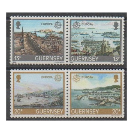 Guernesey - 1983 - No 267/270 - Sciences et Techniques - Europa