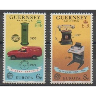 Timbres - Guernesey - 1979 - No 184/185 - Europa