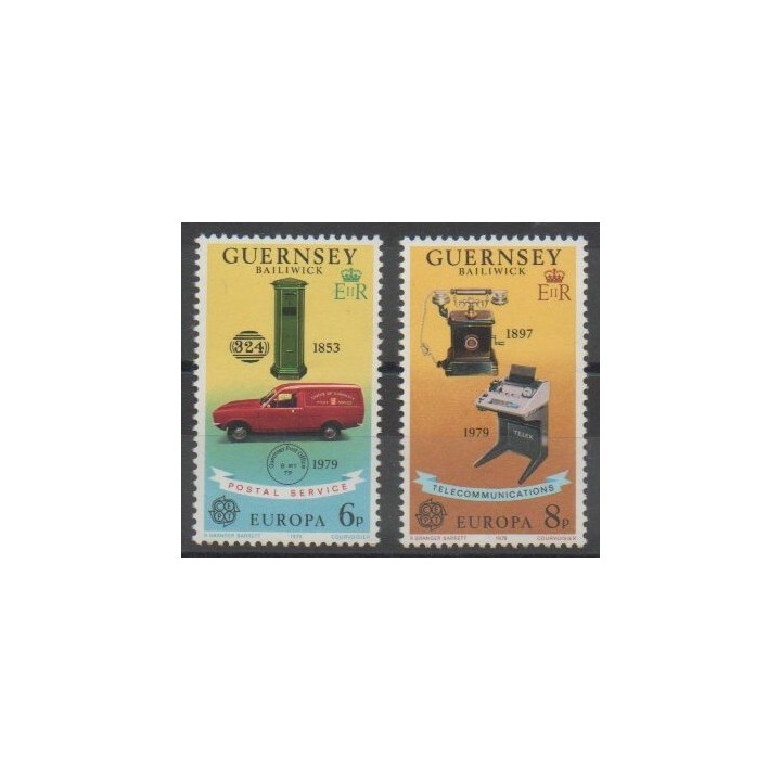 Timbres - Guernesey - 1979 - No 184/185 - Europa