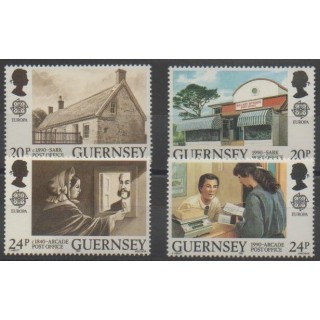 Stamps - Guernsey - 1990 - Nb 485/488 - Europa