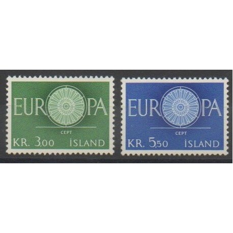 Iceland - 1960 - Nb 301/302 - Europa