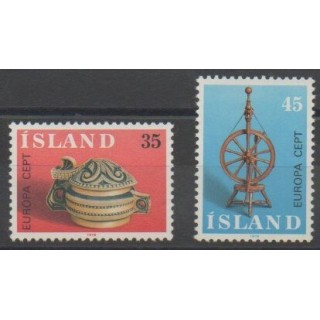 Stamps - Iceland - 1976 - Nb 467/468 - Art - Europa