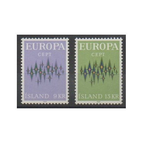 Islande - 1972 - No 414/415 - Europa