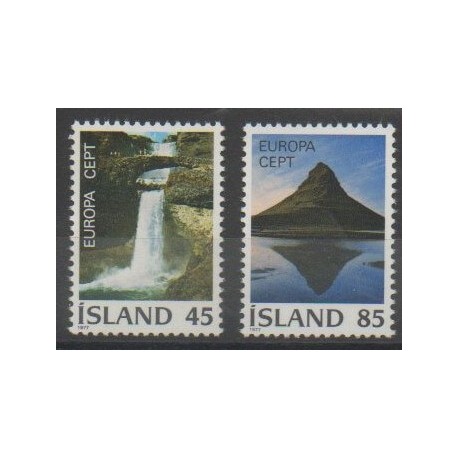 Iceland - 1977 - Nb 475/476 - Sights - Europa