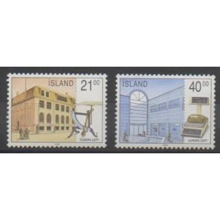 Timbres - Islande - 1990 - No 679/680 - Europa