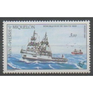 Stamps - Saint-Pierre and Miquelon - 1989 - Nb 510 - Boats