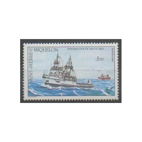 Saint-Pierre and Miquelon - 1989 - Nb 510 - Boats