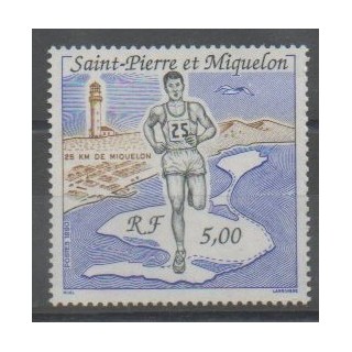 Timbres - Saint-Pierre et Miquelon - 1990 - No 522 - Sports divers