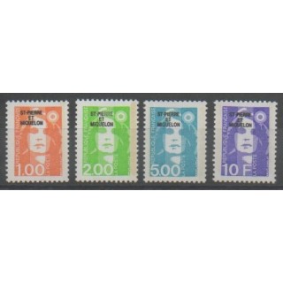 Timbres - Saint-Pierre et Miquelon - 1990 - No 523/526