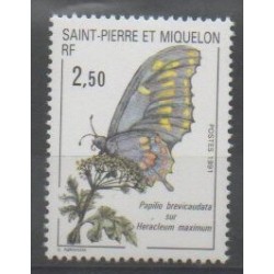 Saint-Pierre et Miquelon - 1991 - No 534 - Insectes