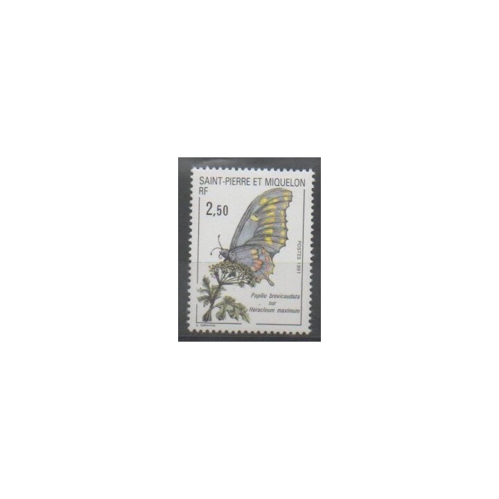 Stamps - Saint-Pierre and Miquelon - 1991 - Nb 534 - Insects
