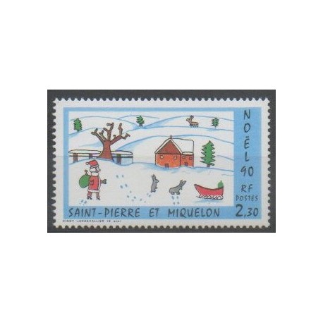 Saint-Pierre and Miquelon - 1990 - Nb 533 - Christmas