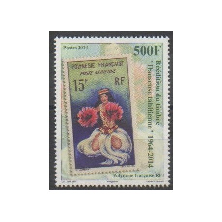 Polynesia - 2014 - Nb 1077 - Stamps on stamps