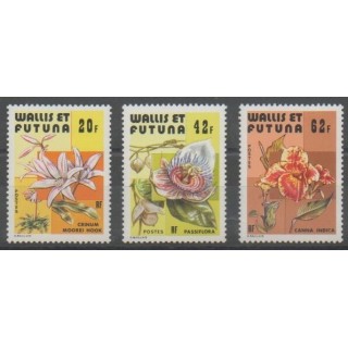 Timbres - Wallis et Futuna - 1979 - No 238/240 - Fleurs