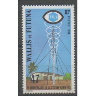 Timbres - Wallis et Futuna - 1980 - No 257 - Télécommunications