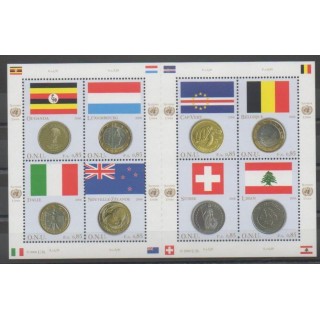 Stamps - United Nations (UN - Geneva) - 2006 - Nb 564/571 - Flags - Coins, Banknotes Or Medals