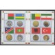 United Nations (UN - Geneva) - 2008 - Nb 602/609 - Flags - Coins, Banknotes Or Medals