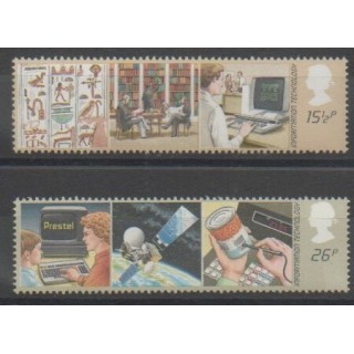 Stamps - Great Britain - 1982 - Nb 1056/1057 - Telecommunications