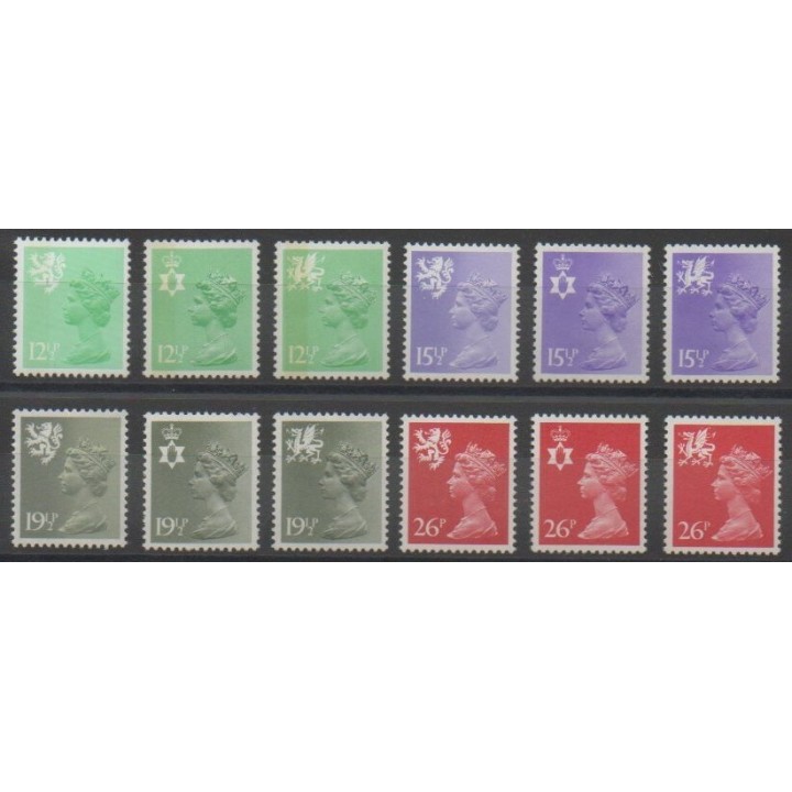 Timbres - Grande-Bretagne - 1982 - No 1027/1038