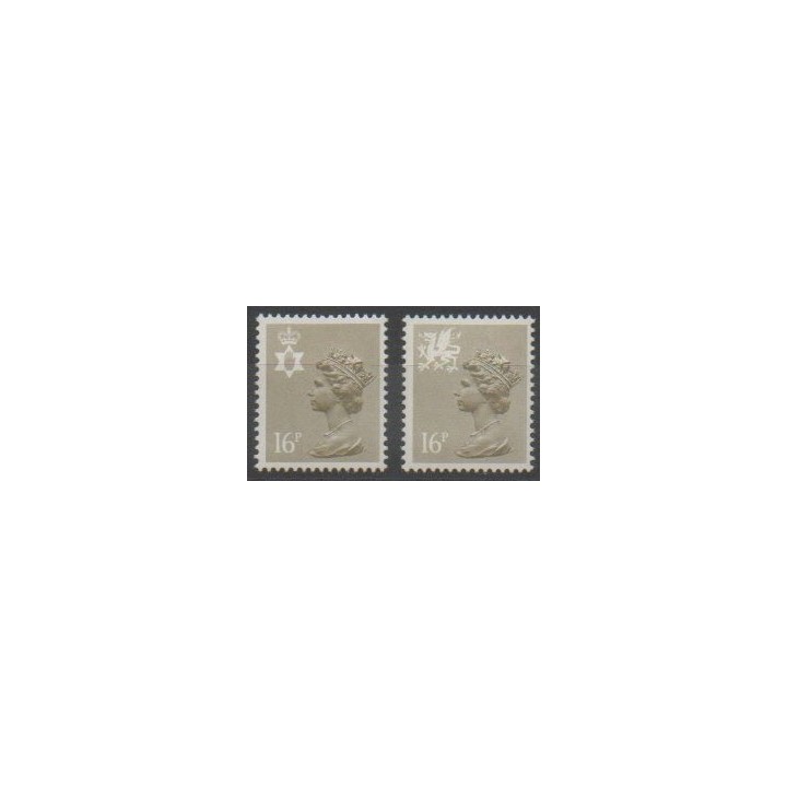Stamps - Great Britain - 1983 - Nb 1083a/1084a