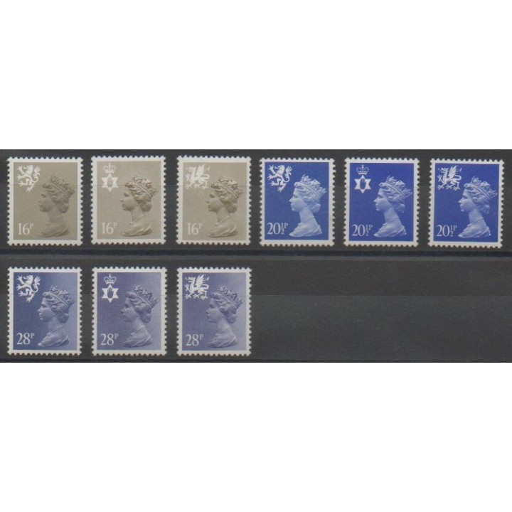 Stamps - Great Britain - 1983 - Nb 1082/1090