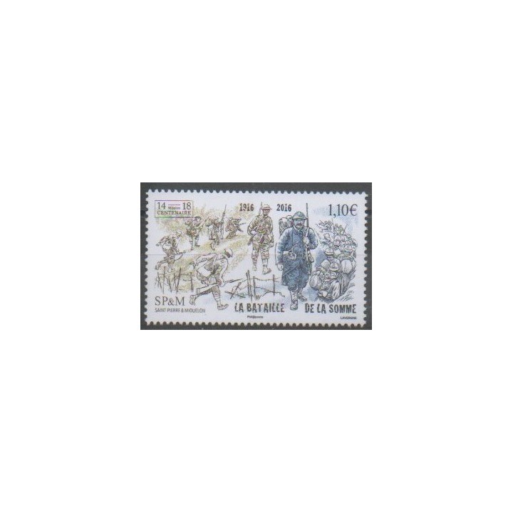 Timbres - Saint-Pierre et Miquelon - 2016 - No 1172 - Histoire