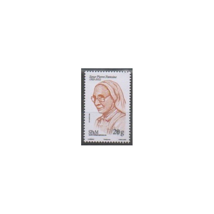 Stamps - Saint-Pierre and Miquelon - 2016 - Nb 1170 - Religion