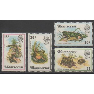 Stamps - Montserrat - 1972 - Nb 278/281 - Reptils