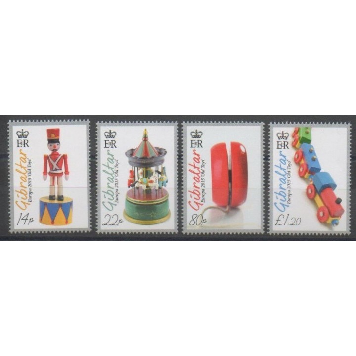 Timbres - Gibraltar - 2015 - No 1688/1691 - Enfance