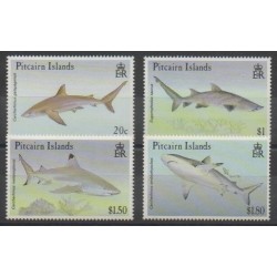 Pitcairn - 1992 - Nb 385/388 - Sea animals