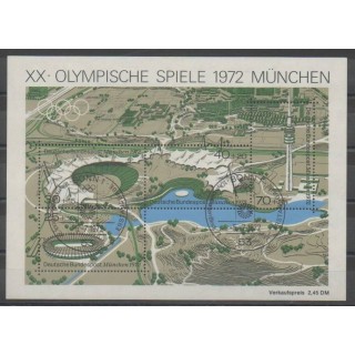 Stamps - West Germany (FRG) - 1972 - Nb BF6 - Summer Olympics - Used