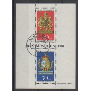 Timbres - Allemagne occidentale (RFA) - 1973 - No BF8 - Armoiries - Oblitéré
