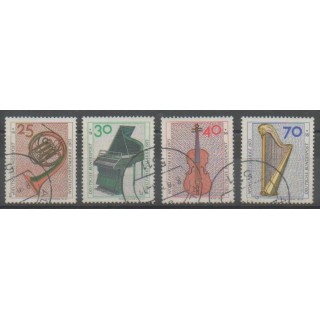 Stamps - West Germany (FRG) - 1973 - Nb 631/634 - Music - Used