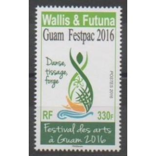 Timbres - Wallis et Futuna - 2016 - No 853 - Art