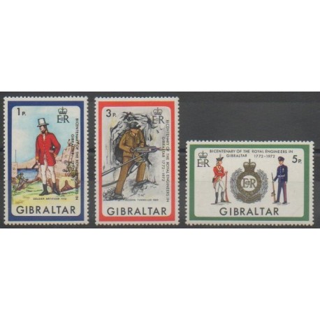 Gibraltar - 1972 - No 281/283 - Sciences et Techniques