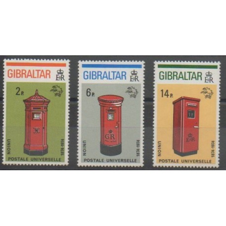 Gibraltar - 1974 - Nb 305/307 - Poste