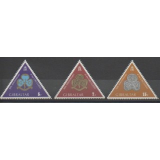 Stamps - Gibraltar - 1975 - Nb 320/322 - Scouts