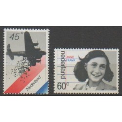 Pays-Bas - 1980 - No 1129/1130 - Seconde Guerre Mondiale