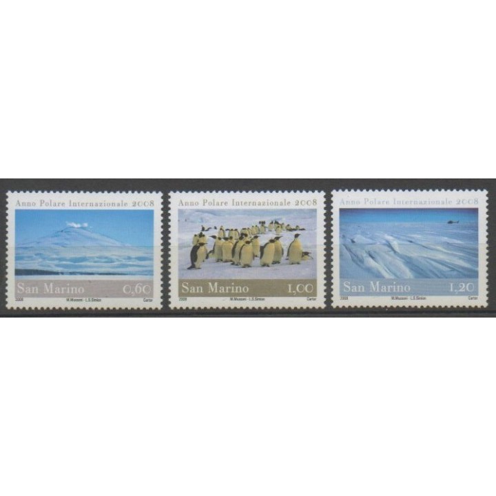 Timbres - Saint-Marin - 2008 - No 2151/2153 - Polaire