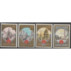 Russia - 1980 - Nb 4670/4671 - 4681/4682 - Monuments