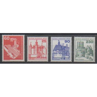 Timbres - Allemagne occidentale (RFA - Berlin) - 1978 - No 539/542