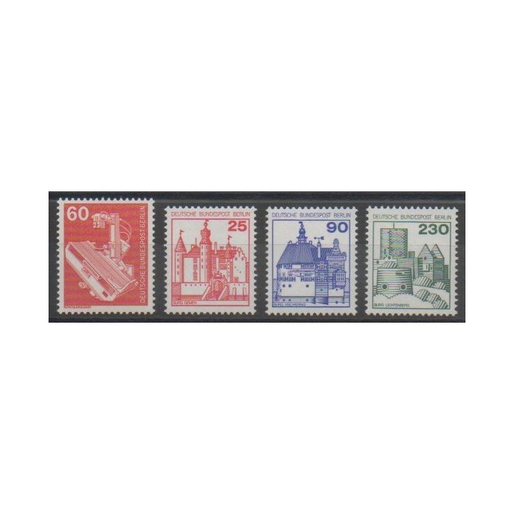 Timbres - Allemagne occidentale (RFA - Berlin) - 1978 - No 539/542