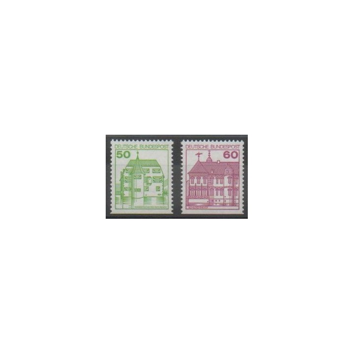 Timbres - Allemagne occidentale (RFA) - 1980 - No 877c/878c