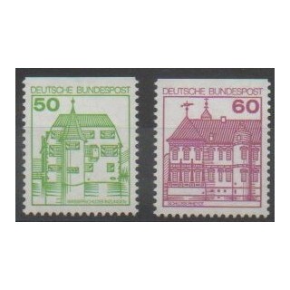 Stamps - West Germany (FRG) - 1980 - Nb 877b/878b