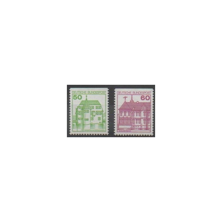 Timbres - Allemagne occidentale (RFA) - 1980 - No 877b/878b