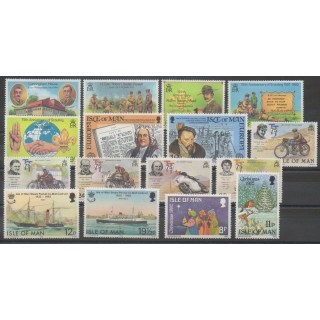 Timbres - Man (Ile de) - Année complète - 1982 - No 198/214 - BF6