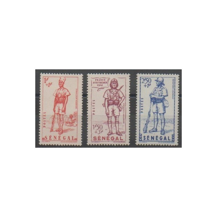 Stamps - Senegal - 1941 - Nb 170/172