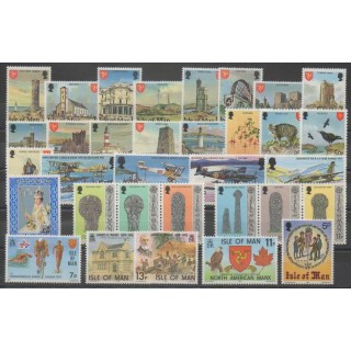 Timbres - Man (Ile de) - Année complète - 1978 - No 98/130