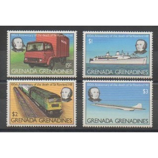 Timbres - Grenadines - 1979 - No 293/296 - Poste - Transports