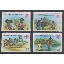 Grenadines - 1979 - No 285/288 - Enfance